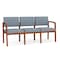 Lesro 3 Seat Tandem Seating W/ No Center Arms, 65 in W 26 in L 31.5 in H, Lenox Series LW3101 - alternate 1